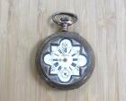 74.1grams Prima Antique Pocket Watch With Two-tone Coin Silver Case 14-k3430