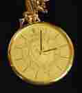7430-0029 Seiko Vintage Pocket Watch And Chain Emory University In Box