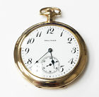 22073538 751879 Waltham Yellow Gold Vintage Wind Up Open Face Pocket Watch
