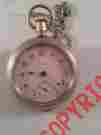 758924 Silverode Crest Waltham Pocket Watch