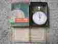 76222 Stopwatch Helbros Vintage 1 10 Pocket Timer Made In Switzerland W Box