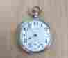 8-f3182 New Era Antique Pocket Watch With Silverode Case Fancy Dial