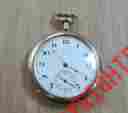 8-k1743 Elgin Antique 1917 Double Roller Pocket Watch W 20 Year Gf Case 15-j