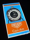8042 Can-am Trackmaster Heuer 1960s Sports Car Racing Series Stopwatch B In Box