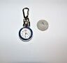 8107-3 Medana Keychain Mini Pocket Watch Navy Bezel