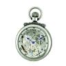 3869-s 811233018584 Paris Mechanical Pocket Watch Antique Chrome