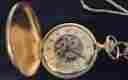 8174 Swiss Made Caravelle By Bulova Goldtone Skeleton Pocketwatch See Pics