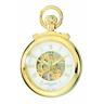 3903-g 848870002195 Paris Brass Open Face Mechanical Pocket Watch