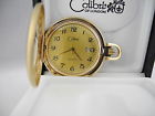 949-50 Colibri Gold Face Goldtone Japan Pocket Watch Date Reduced