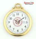 955.114 United Steelworkers Of America Stainless Steel Open Face Pocket Watch
