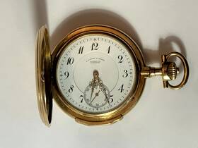 47205 A. Lange & S Hne And Pocket Watch 18k Solid Gold