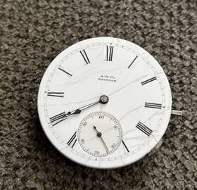 1637656 A.m. Watch Co Waltham Antique Adjusted 1/1 On Ebay