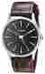 A377 Nixon Sentry 38 Brown Leather Strap Watch