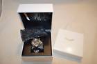 39ld004 Accent - Ld Watch Aquaswiss Bolt Tone Swiss Black Silver