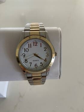 4005lwm1 Accutime Pc21j 29mm White Dial Woman Watch New Battery #1493