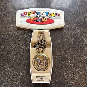 Acme 086702105175 Vintage Amitron Tasmanian Devil Taz Railroad 94 Disney Pocket Watch Working