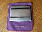 American Silver Case Vintage Elgin Black Sterling Cigarette Enamel