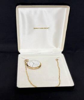 14919973-16588 American Waltham Watch Co. Colonial Pocket And Chain 17 Jewels 1905/1906 #14919973-16588