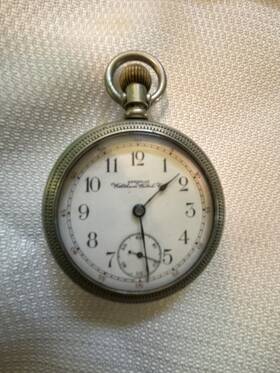 8423592 American Waltham Watch Co Pocket Watch. Grade No. 18. 1883 Model #
