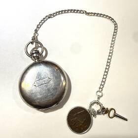 1875 American Watch Co. 1674 11j 18s Coin Silver Pocket Circa #1674