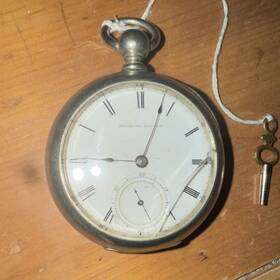 831210 American Watch Co. C.c. Bartlett Hunter Pocket