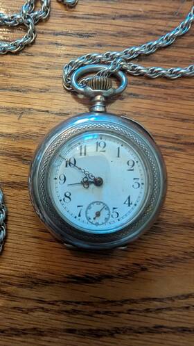 1106733 Antique Gedeon Thommen Pocket Watch C.1888 - Working Gt Logo Serial