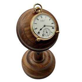 8418 Antique 1760 1935 J.w Benson The New Ludgate London 9k Gold Pocket Watch