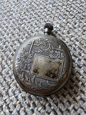 1864-1868 Antique .800 Coin Swiss Silver Pocket Watch Knowles Ladd K&l