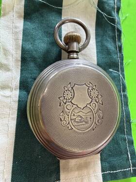 1885-1900 Antique Le Locke Silver Pocket Watch Circa 117.2 Grams Runs