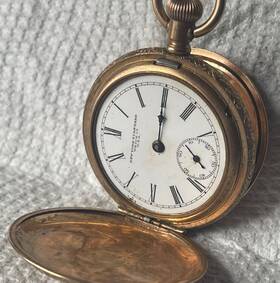 2122122 Antique Ny Standard Watch Co Pocket #2122122 Movement 32mm Non-working