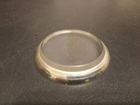 22277 Antique Mechanical Pocket Watch Cover With Original Crystal 57mm Stamped#