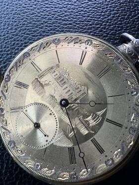 1880s Antique 31048 M.j. Tobias Liverpool Pocket Watch Swiss Serial #31048