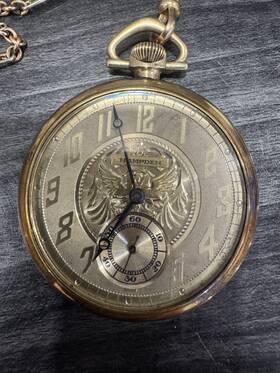 361342 Antique Hamden Pocket Watch