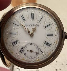 442406 Antique 1906 South Bend Pocket Watch 15 Jewels Serial #442406