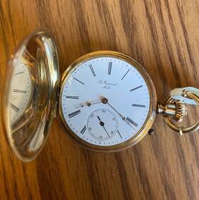 91504 Antique Working Le Raymond Mechanical Watch
