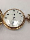 Antique Solid Watch Strong. 14k Elgin Gold Pocket Running