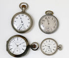94248 Antique Watches Lot Pocket Rockford Illinois Elgin