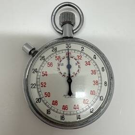 Nrj33 Apollo Vintage 7 Jewels Swiss Stop Watch Tested- Accurate Ships Fast