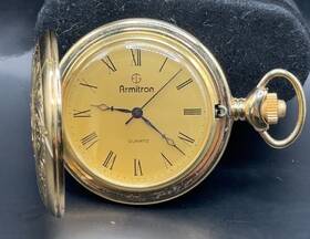 B506 Armitron Quartz Mens Pocket Watch -