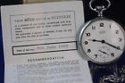 Auguste Raymond Arsa Pocket Watch Railway Swiss