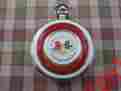 B11yg96 Franklin Mint 1957 Corvette Pocket Watch First In Series Complete
