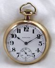 B630 Walt Disney Mickey Mouse Co Gold-toned Pocket Watch With Box Colibri