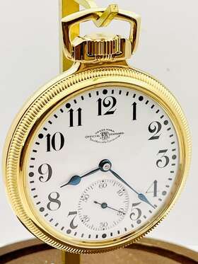 1916 Ball 999n Stunnig Hamilton 16s 23j G Mainliner Display Pocket Watch