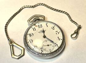 B219056 Ball Railroad Pocket Watch 17 Jewel Nice