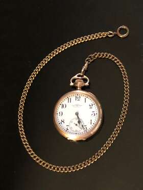 B605983 Ball Hamilton 999n 16s 23j Official Standard Railroad Pocket Watch