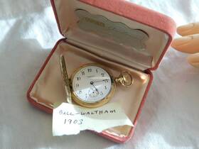 B643145 Ball Vintage Watch Company Pocket 1903 Wadsworth Gold Filled Hunter Case