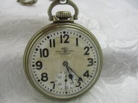 B654171 Ball Official Rr Standard Cleveland 21j Railroad Pocket Watch Runs