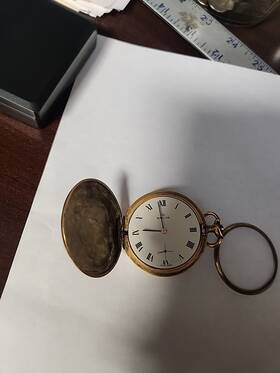 Ut-6498-10643 Baylor Vintage Swiss Made 17 Jewel Pocket Watch With Seconds Marked