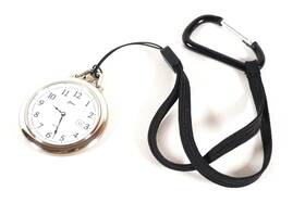 A1605 Belair Belairpocket Watch Eta Swiss Quartz 5atm Pocket On Lanyard