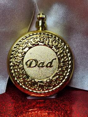 Bnr041pw Benrus Dad Golden Colored Pocket Watch